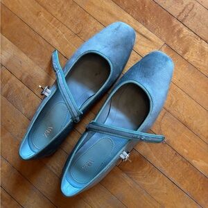 Tiffany blue ballet flat